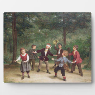 T33268 Blind Man's Buff 91316me; Kinder; spielen Fotoplatte