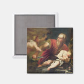 T33486 Das Opfer von Isaac Magnet (Vorderseite/Rückseite)