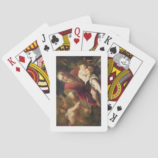 T33486 Das Opfer von Isaac Spielkarten (Rückseite)