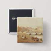 T34018 der Fluss Liffey und die Gerichte, Dublin Button (Vorne & Hinten)