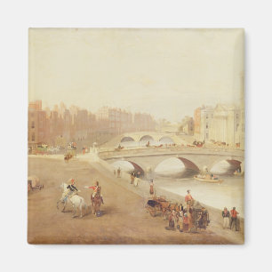 T34018 der Fluss Liffey und die Gerichte, Dublin Magnet