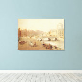 T34018 The River Liffey and the Law Courts, Dublin Leinwanddruck (Insitu (Holzboden))