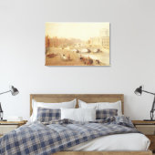 T34018 The River Liffey and the Law Courts, Dublin Leinwanddruck (Insitu (Schlafzimmer))