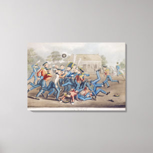 T34890 Fußball, eingraviert von George Hunt, 1827  Leinwanddruck