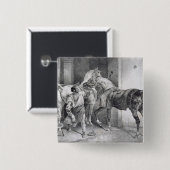 T34894 der englische Hufschmied, 1822 (litho) Button (Vorne & Hinten)