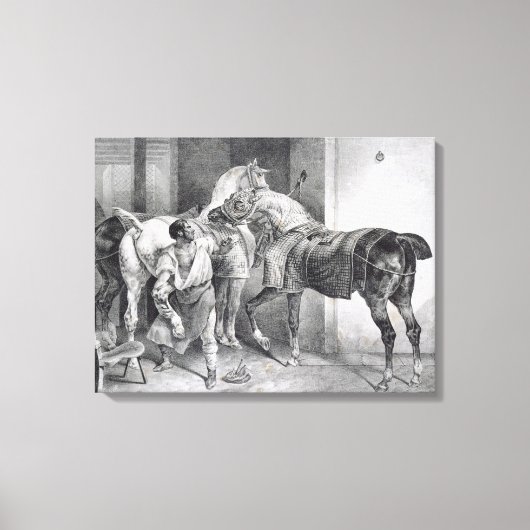 T34894 The English Farrier, 1822 (litho) Leinwanddruck (Vorderseite)