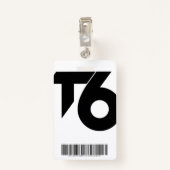 (T6) Dante Niehoff Vlogs Identifizierungskarte Ausweis (Rückseite mit Klammer)