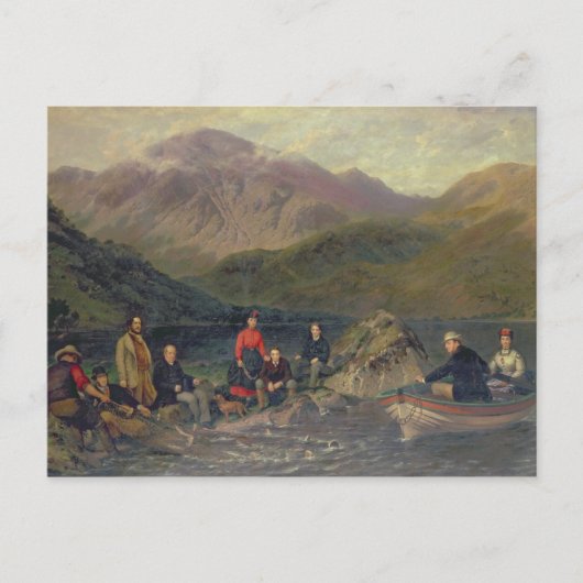 T7833 Fischerei auf Haweswater Postkarte (Vorderseite)