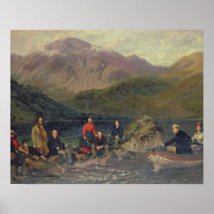 T7833 Fishing at Haweswater Poster