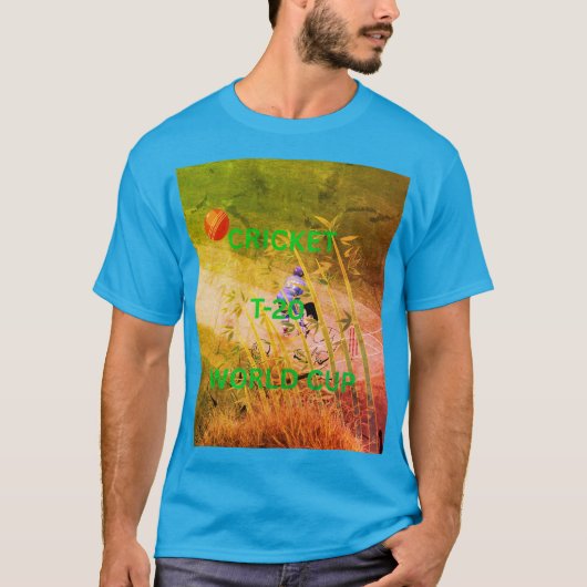 T-20 WORLD CUP CRICKET T-Shirt (Vorderseite)