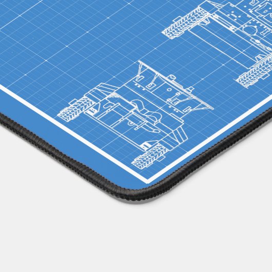 T-26-Panzermaus Schreibtischunterlage (Ecke)