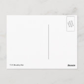 T-33 Shooting Star Postkarte (Rückseite)