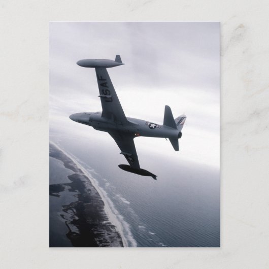 T-33 Shooting Star Postkarte (Vorderseite)