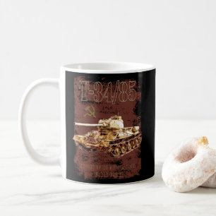 T-34-85 sowjetische Gewerkschaft Mitteltank des Zw Kaffeetasse