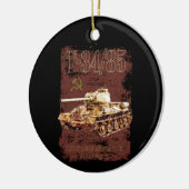 T-34-85 sowjetische Gewerkschaft Mitteltank des Zw Keramik Ornament (Links)
