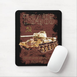 T-34-85 sowjetische Gewerkschaft Mitteltank des Zw Mousepad