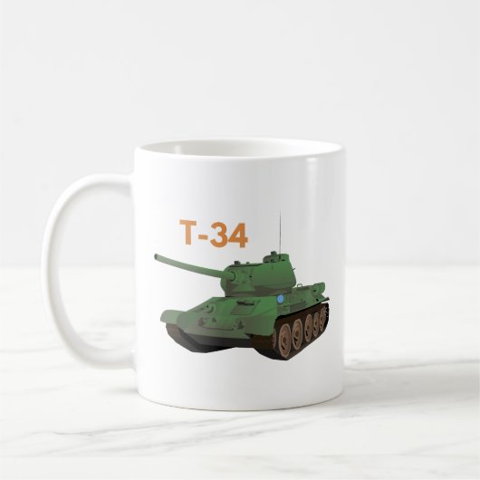 T-34-Tank Kaffeetasse (Links)