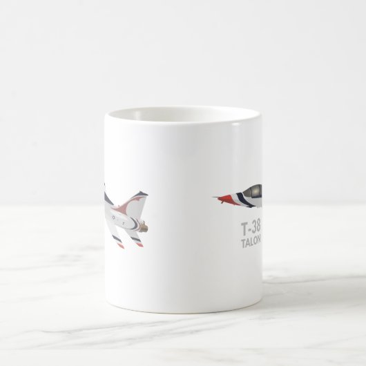 T-38 Talon Jet Trainer Flugzeug Kaffeetasse (Mittel)
