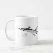 T-38 Talon Jet Trainer Flugzeug Kaffeetasse (Links)