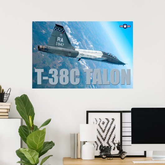 T-38C TALON POSTER (Heimbüro)