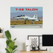 T-38C TALON POSTER (Heimbüro)
