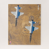 T-38N TALON (16x20 Zoll) Puzzle (Vertikal)
