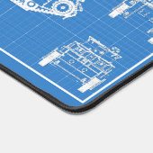 T-42-Tank Schreibtischunterlage (Ecke)