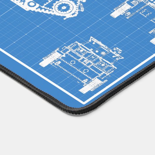 T-42-Tank Schreibtischunterlage (Ecke)