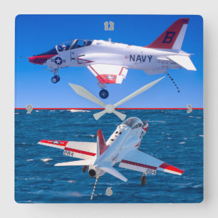 T-45 GOSHAWK QUADRATISCHE WANDUHR