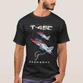 T-45C Goshawk Redhawks USAF Training Aircraft T-Shirt (Vorderseite)