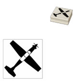 T-6 Texan-Briefmarke für die oberste Silhouette Gummistempel (Stempel)