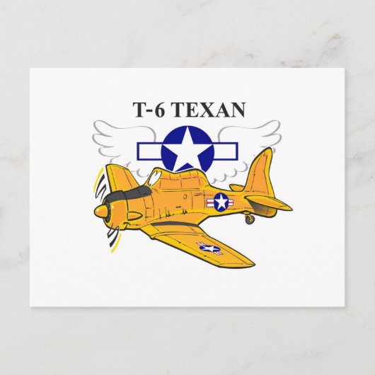 T-6 Texan Postkarte (Vorderseite)