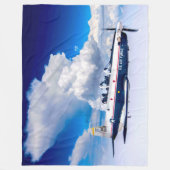 T-6A TEXAN II FLEECEDECKE (Vorderseite)