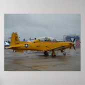 T-6A Texan II Jahrhundert der Marine Avaiation. Poster (Vorne)