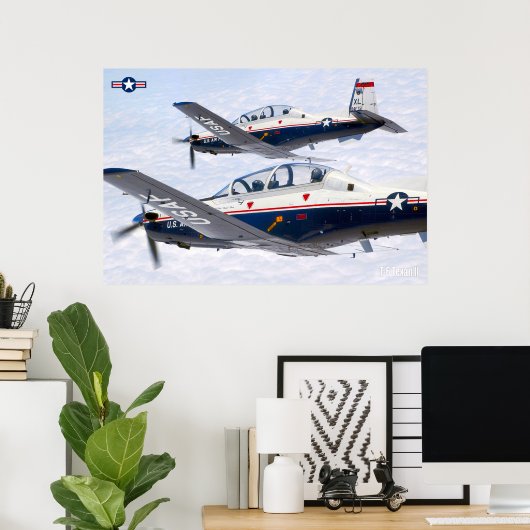 T-6A TEXAN II POSTER (Heimbüro)