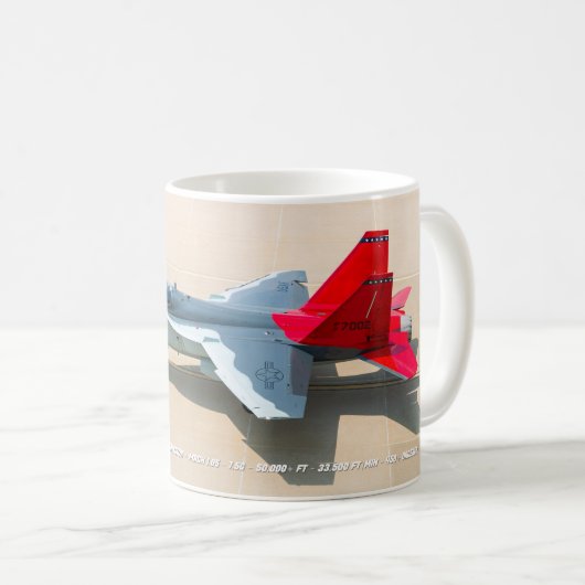 T-7A RED HAWK KAFFEETASSE (VorderseiteRechts)