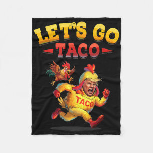 T.a.c.o Funny Lass uns Taco Shirt Männer Frauen Fleecedecke