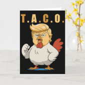 T.a.c.o. Trump Ist Ein Taco  Karte (Gelbe Blume)