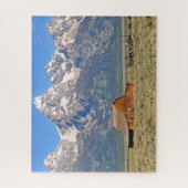 T.A. Moulton Barn Landschaftlich View Grand Tetons Puzzle (Vertikal)