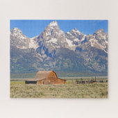 T.A. Moulton Barn Landschaftlich View Grand Tetons Puzzle (Horizontal)