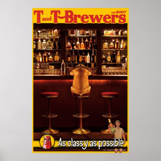 T and T Brewers Poster (Vorne)