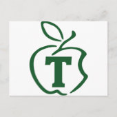 T-Apfel Postkarte (Vorderseite)