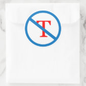 T-Aufkleber Runder Aufkleber (Tasche)