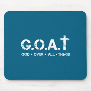 T Bibel Gott sagt O All G Over Christlich Mousepad