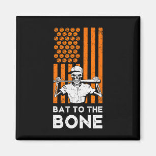 T Bis Auf Die Knochen Halloween Verkaufen Skelett  Magnet