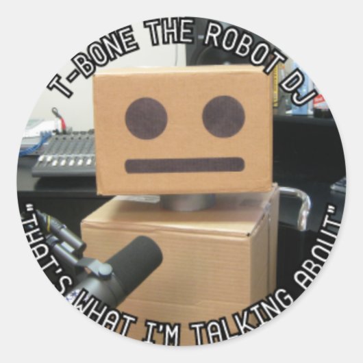 T-Bone Slogan Aufkleber (Vorderseite)
