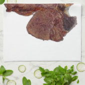 T-Bone-Steak Handtuch (Gefaltet)
