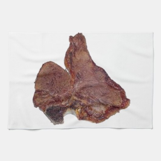 T-Bone-Steak Handtuch (Horizontal)
