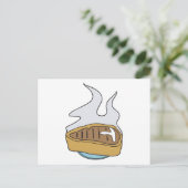 t-bone steak postkarte (Stehend Vorderseite)