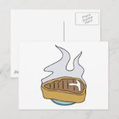 t-bone steak postkarte (Vorne/Hinten)